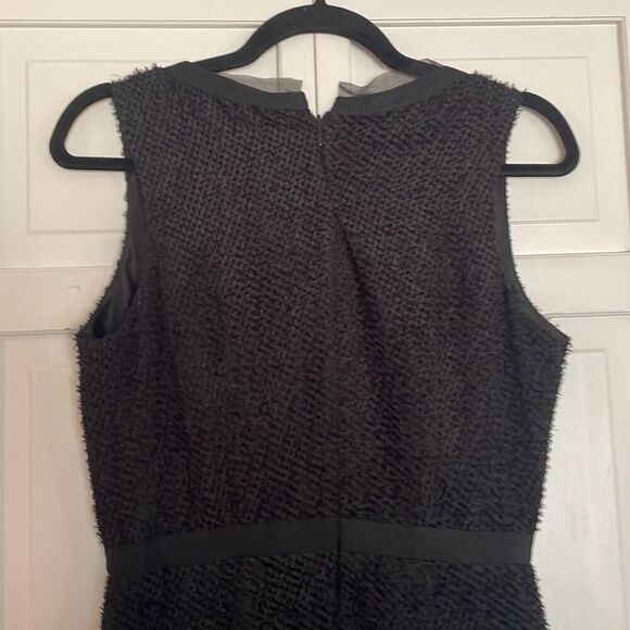 Max & Cleo black textured faux wrap dress  6 - Picture 8 of 12